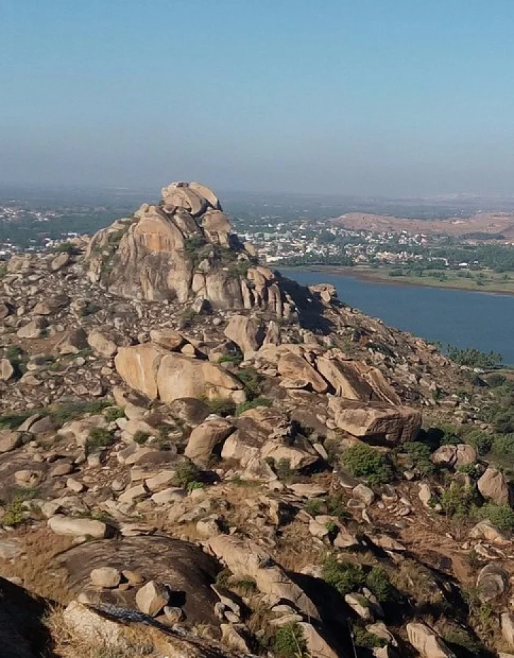 The landscape at Kunti Betta