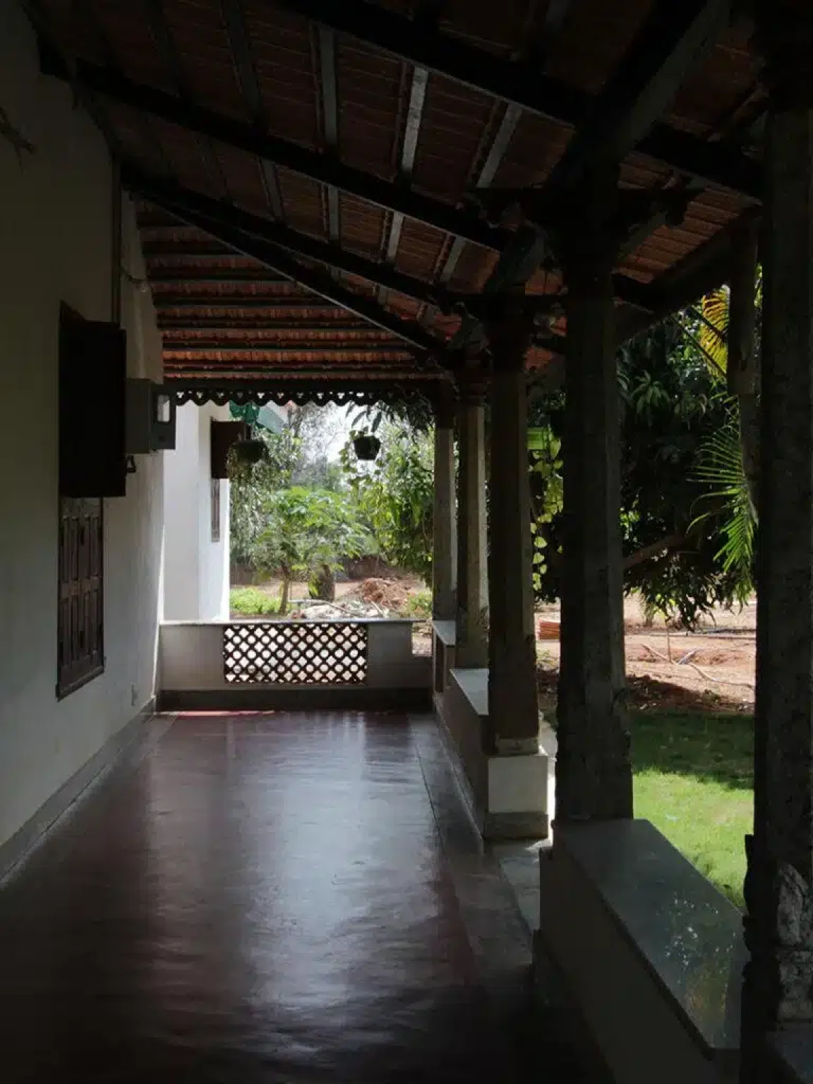 A shaded veranda at JF Resorts